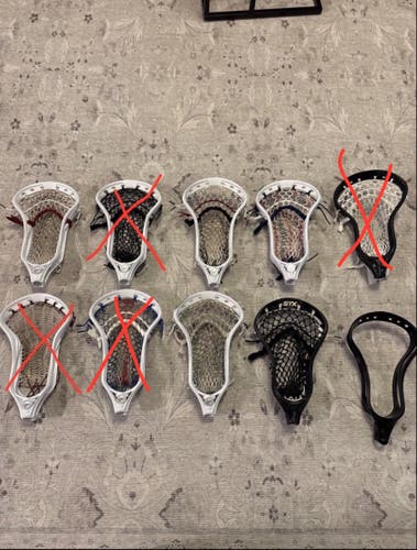 Assorted Lacrosse Heads