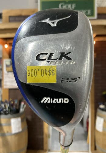 Mizuno CLK FLI-HI 23 #4 Hybrid 39.5" Stiff Flex Steel Shaft RH USED