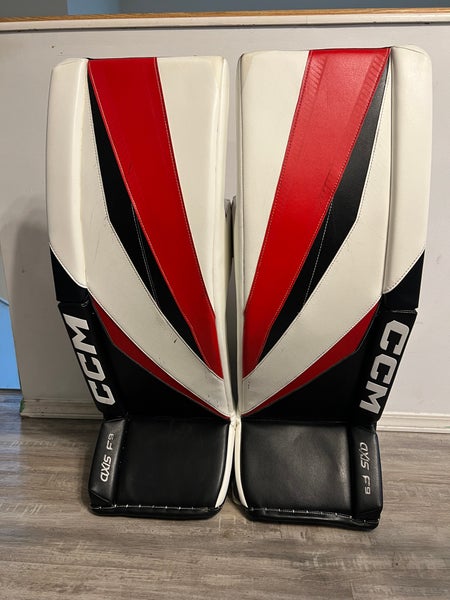 34" CCM Axis F9 Goalie Leg Pads (Used)