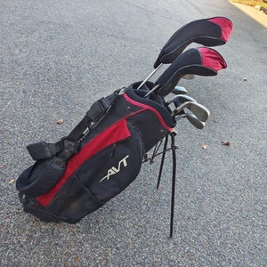 AVT 10 Piece Regular Flex Complete Golf Set with Stand Bag