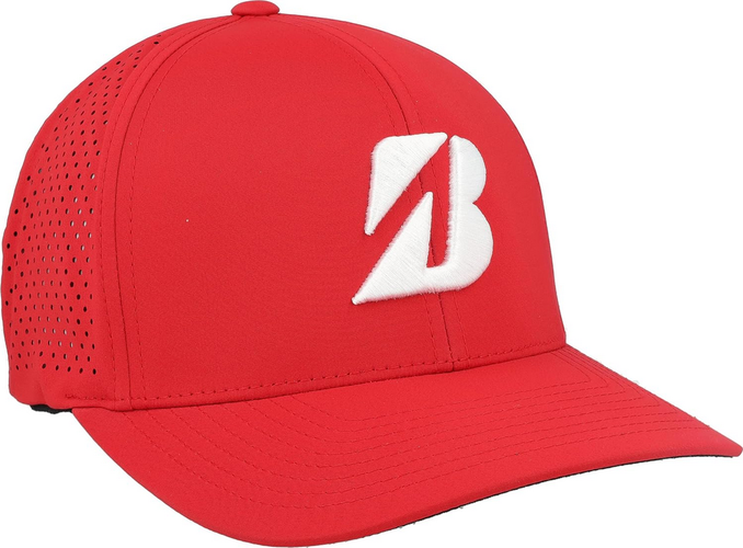 NEW 2024 Bridgestone Golf Tour Laser Red Adjustable Golf Hat/Cap