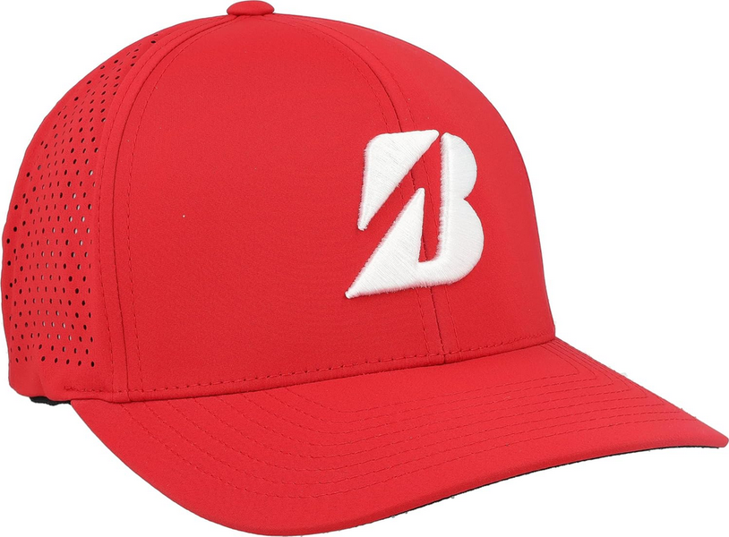 NEW 2024 Bridgestone Golf Tour Laser Red Adjustable Golf Hat/Cap