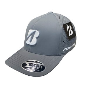 NEW 2024 Bridgestone Golf Tour Laser Gray Adjustable Golf Hat/Cap