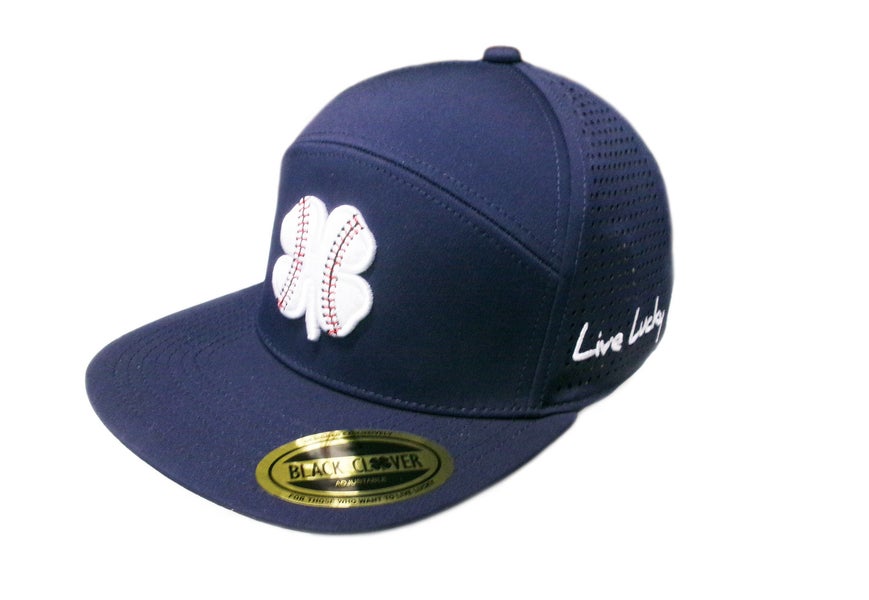 NEW Black Clover Live Lucky Fastball Navy Adjustable Snapback Golf Hat