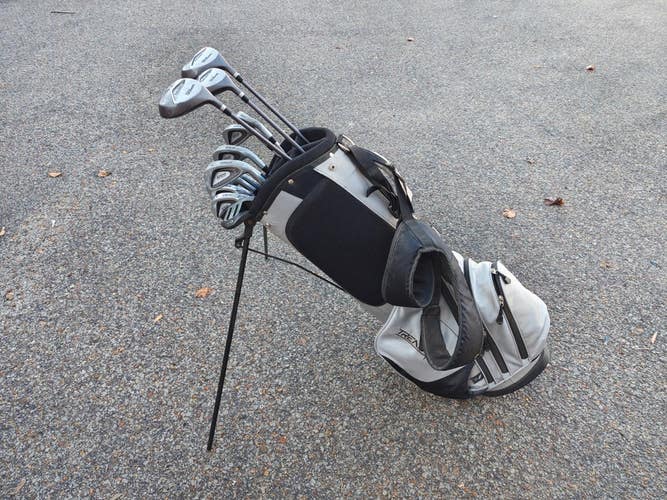 Wilson 1200 Gear Effect 14 Piece Regular Flex Complete Golf Set with Stand Bag