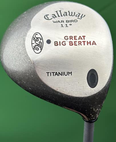 Callaway Warbird Great Big Bertha Titanium Driver 11* Graphite Senior Light Flex