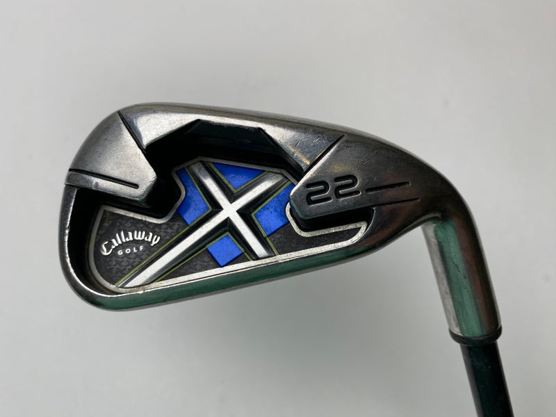 Callaway X-22 Single 6 Iron 75g Regular Graphite Mens RH