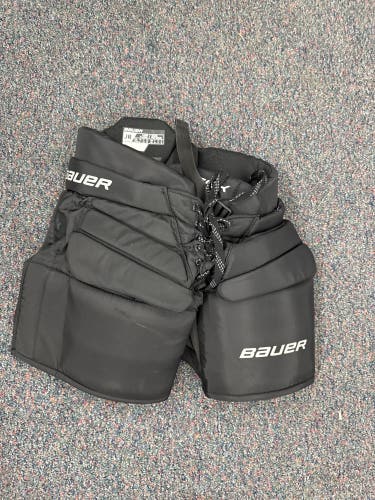 Black Bauer GSX Hockey Goalie Pants (Used) | Junior Large/ XL