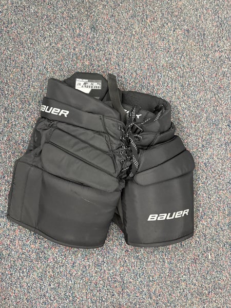 Black Bauer GSX Hockey Goalie Pants (Used) | Junior Large/ XL