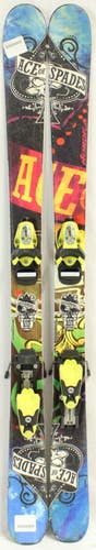 Nordica Ace of Spades Twin Tip Kids Skis with Bindings - 128 cm Used