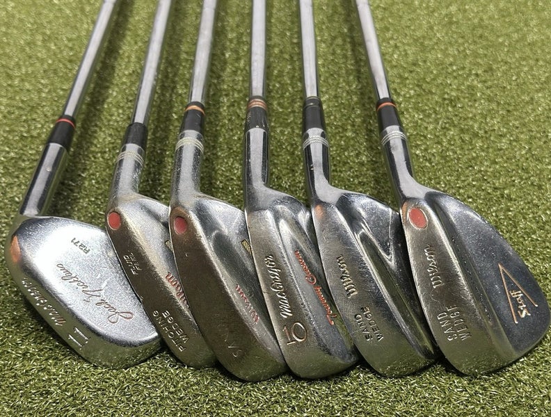 Vintage Wilson Macgregor Wedge Set - 6 Wedges Included Steel Shaft Right Hand