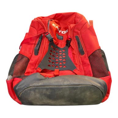 Used Easton BACK PACK BB/SB Player Carry Bag Red 11375-S000369501