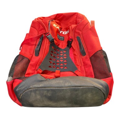 Used Easton BACK PACK BB/SB Player Carry Bag Red 11375-S000369501