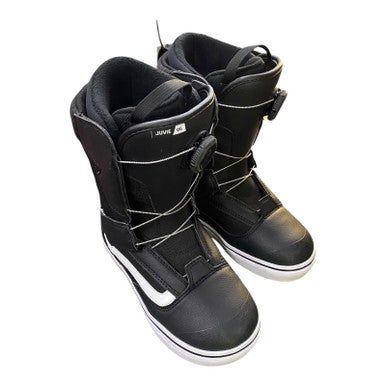 Used Vans JUVIE OG BOA Mens Snowboard Boots Black Senior 5 11375-S000369489