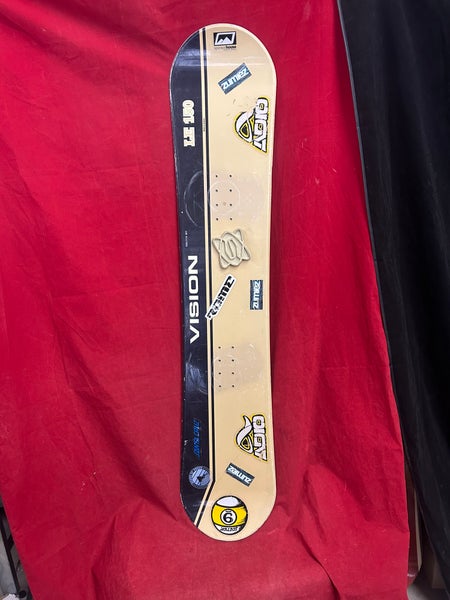 Vision Snowboard All Mountain Without Bindings Stiff Flex True Twin 150 cm (Used)