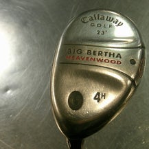 Used Callaway BIG BERTHA HEAVENWOOD Mens Hybrid Club LH 4 Hybrid 11868-S000066542