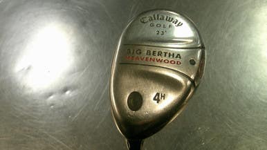 Used Callaway BIG BERTHA HEAVENWOOD Mens Hybrid Club LH 4 Hybrid 11868-S000066542