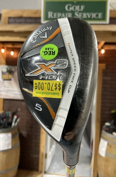 Callaway X HOT 25 #5 Hybrid 39" X HOT Regular Flex Graphite Shaft RH USED