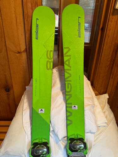 Men's 2019 All Mountain 166 cm Elan Wingman 86 CTI Skis With Bindings (Used)
