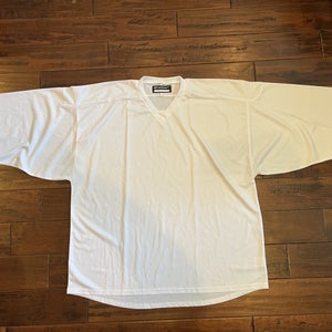 (Used) Sr Goalie Cut Jersey - White Clean