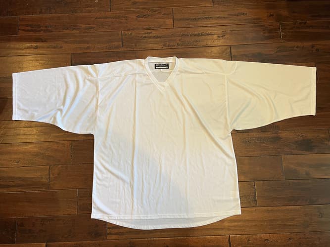 (Used) Sr Goalie Cut Jersey - White Clean