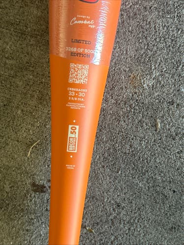 Combat MFG Spec A1 Alloy BBCOR Certified Bat (-3) 30 oz 33" (New)