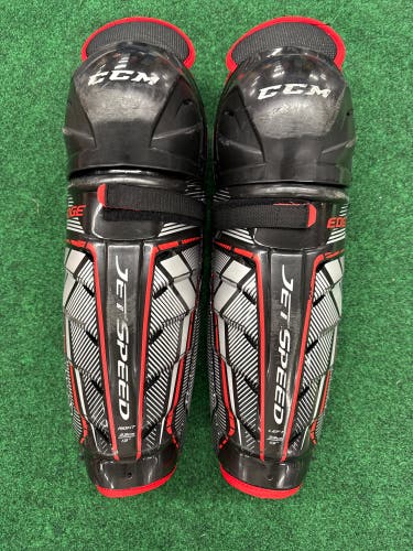 Senior CCM Jetspeed Edge Shin Pads 13" (Used)