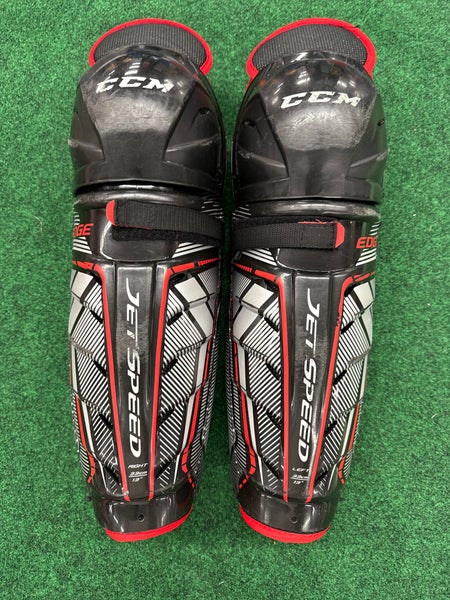 Senior CCM Jetspeed Edge Shin Pads 13" (Used)