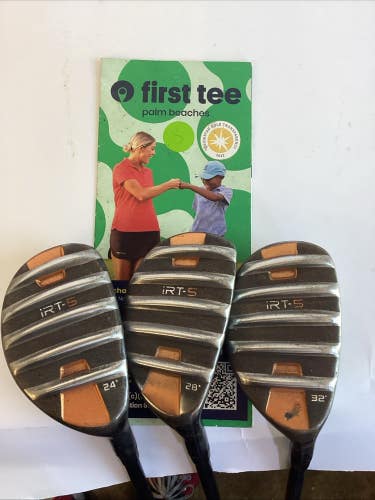 IRT-5 Hybrids Set 24*-28*-32* With Stiff Graphite Shafts
