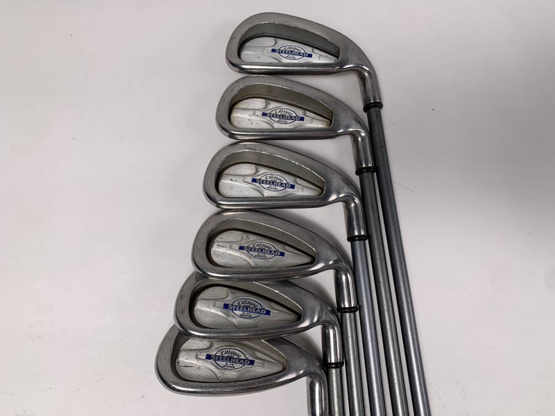 Callaway X-14 Iron Set 4-PW Steelhead X-14 Firm Graphite Mens RH -No 7i