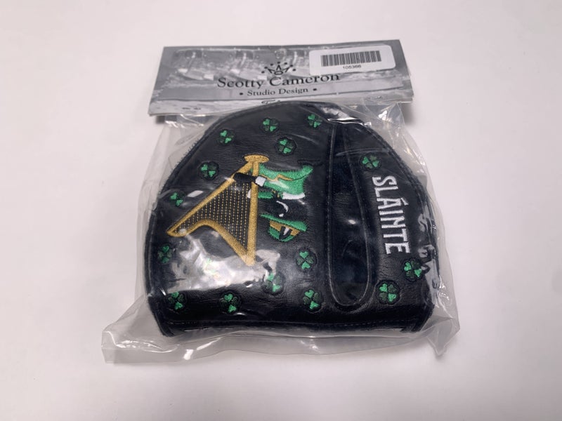 Scotty Cameron St. Patrick's Day Dueling Harps Mallet Putter Headcover NEW
