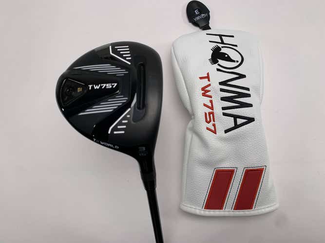 Honma TW757 3 Fairway Wood 15* Vizard TW757 50g Stiff Graphite Mens RH HC