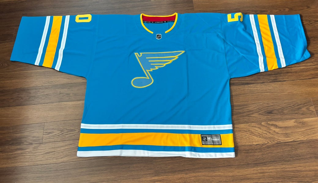 Blue Goalie Cut Adult Unisex Jersey (New)