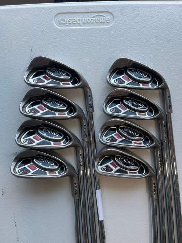 Ping G15 Iron Set 3-PW Black Dot AWT Stiff Flex Standard NICE