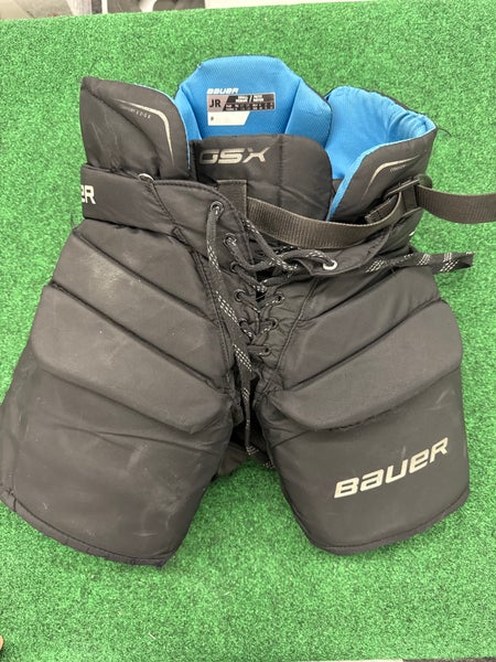 Black Bauer GSX Hockey Goalie Pants (Used) | Junior Small/Medium