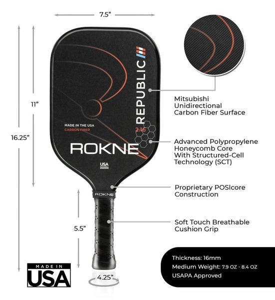 ROKNE Republic 2.16 Pickleball Paddle