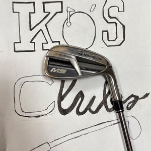 Men's TaylorMade M5 Right Handed Iron Set Stiff Flex 6 Pieces Steel Shaft (Used)