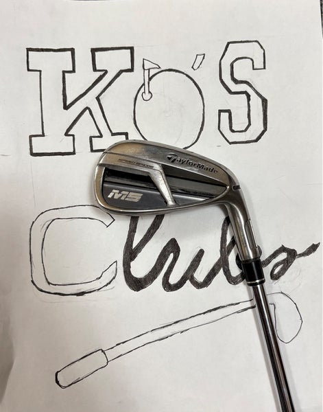 Men's TaylorMade M5 Right Handed Iron Set Stiff Flex 6 Pieces Steel Shaft (Used)