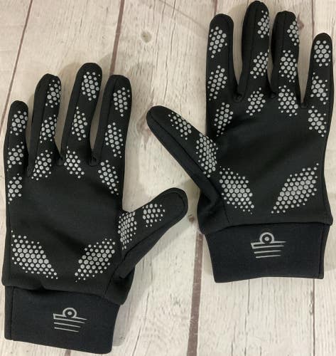 Admiral Battle Tested Therma Grip Glove Size Eight Adult Small Black Felt Lined