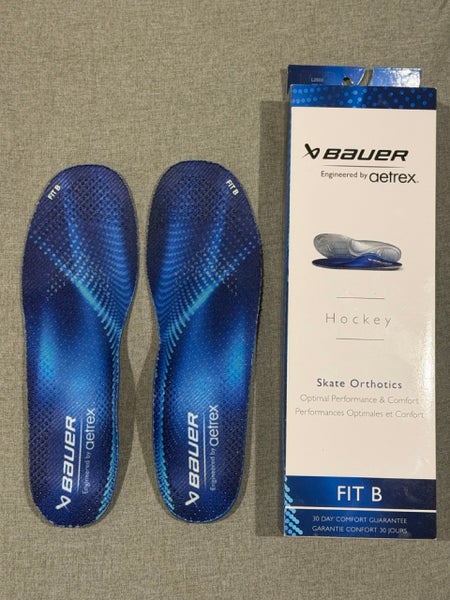 Bauer Aetrex Size 7 Fit B Skate Orthotics Insoles Footbeds USED