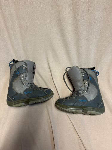 Women's Size 6.0 Burton Progression Snowboard Boots Medium Flex All Mountain (Used)