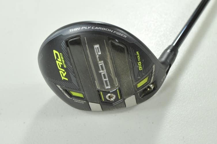 LEFT HANDED Cobra Radspeed Big Tour 3-14.5* Fairway Wood X-Stiff Flex  #187884
