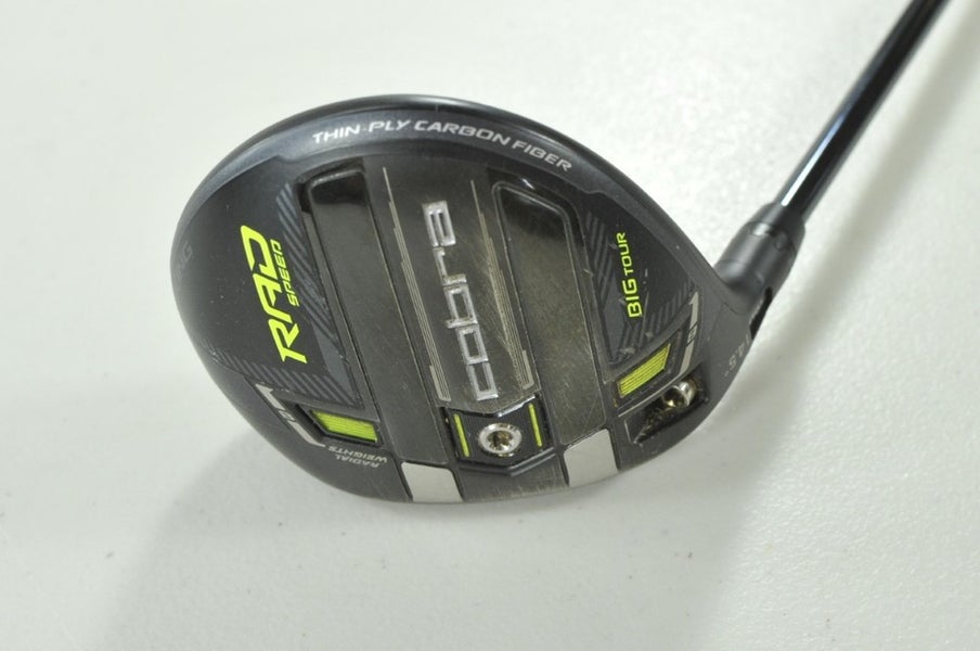 LEFT HANDED Cobra Radspeed Big Tour 3-14.5* Fairway Wood X-Stiff Flex #187884