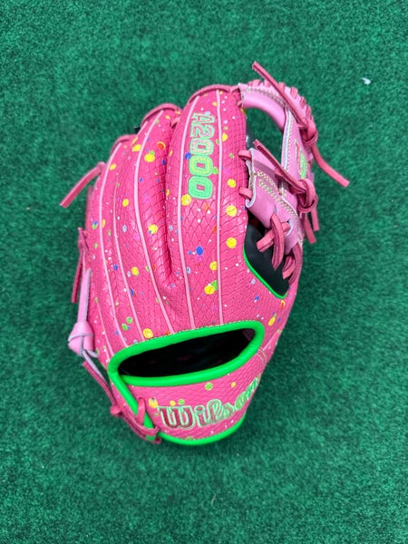Pink Wilson A2000 1786 "Party Animals" RH Infield Baseball Glove 11.5" (New)