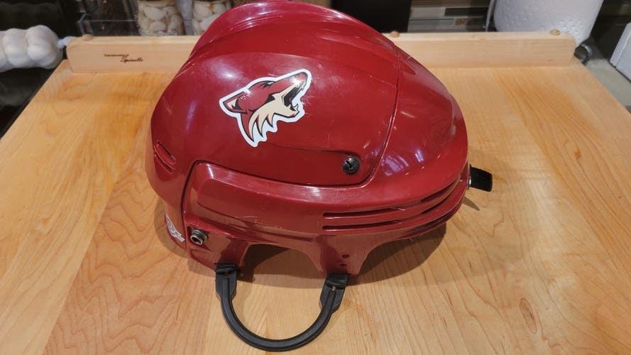 Original FullSize Olli Jokinen Coyotes Nike Bauer '09 Season Display Helmet #12