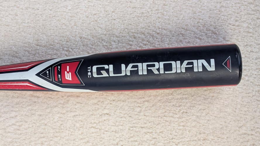 Stinger Guardian BBCOR Certified Bat (-3) 31 oz 34" (New)