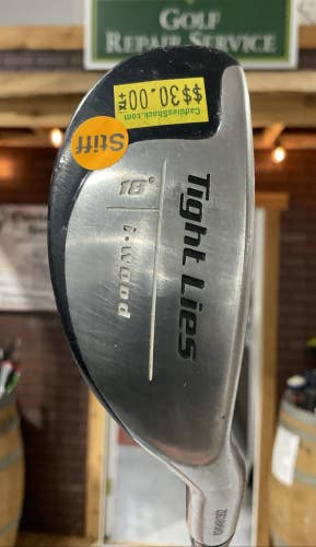 Adams Golf TIGHT LIES iWOOD 18 #2 Hybrid 41" Stiff Flex Steel Shaft RH USED