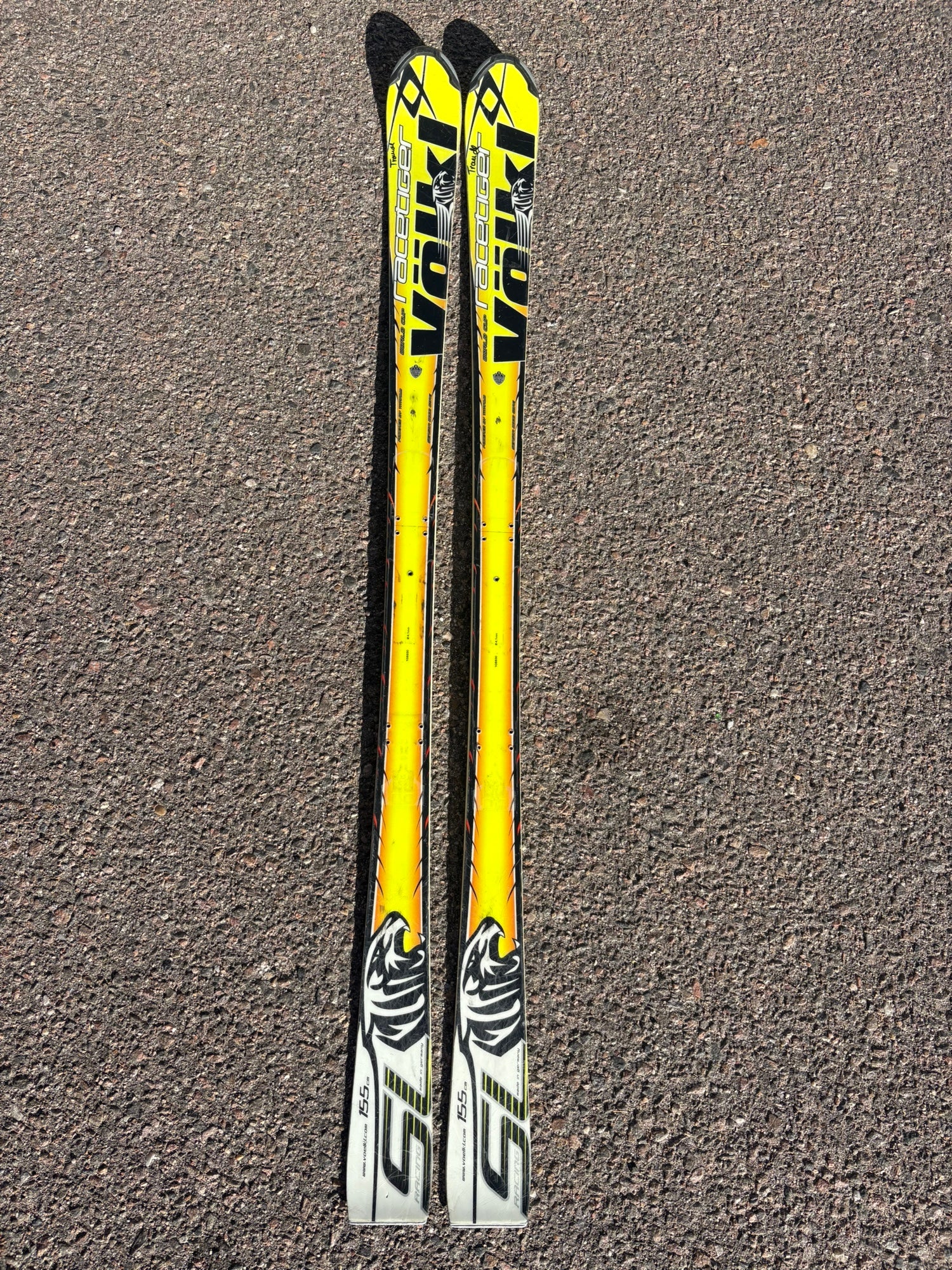 Volkl Racetiger SL World Cup 155 cm Skis | Without Bindings (Used