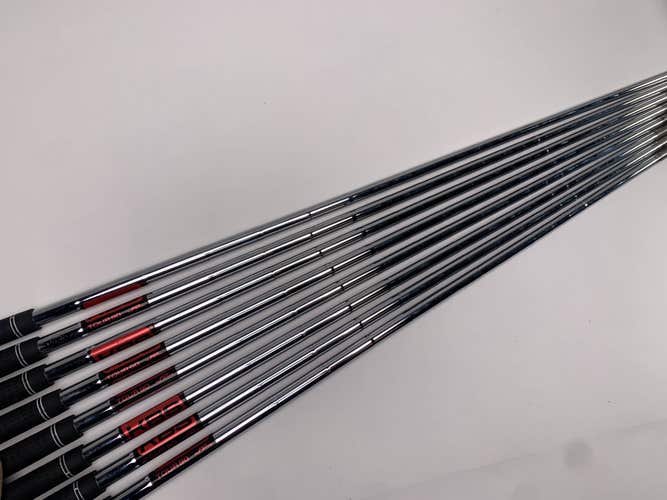KBS Tour 90 Stiff Steel Iron Set Shafts of 8 34.25''-38''- Pull 0.370