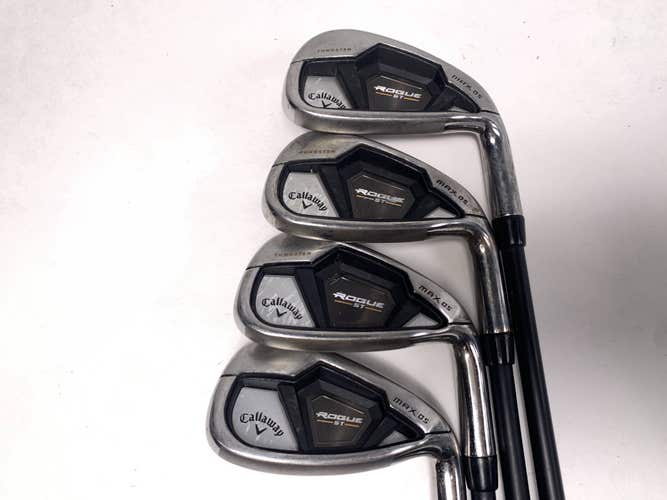 Callaway Rogue ST Max OS Lite Iron Set 7-PW Cypher Forty 4.0 40g Ladies RH